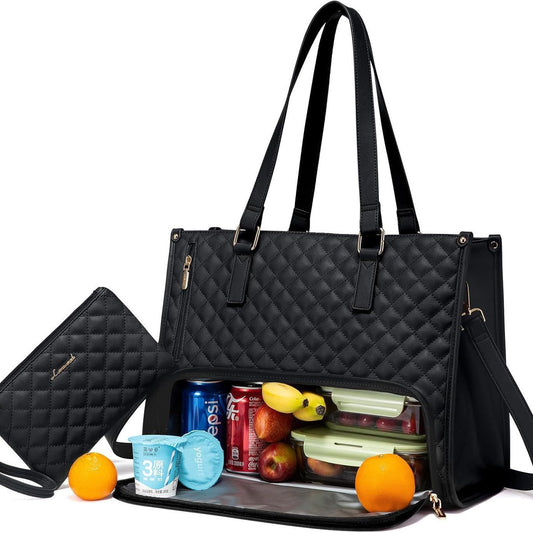 Damen Thermo-Lunchbox-Tasche – Auslaufsicher & Crossbody mit Computerfach